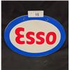 Image 1 : DOUBLE SIDED ESSO METAL SIGN