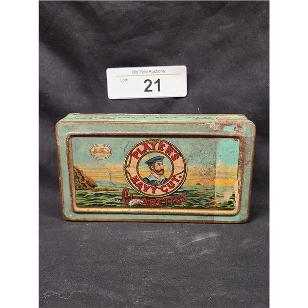 ANTIQUE PLAYER'S NAVY CUT CIGARETTES TIN