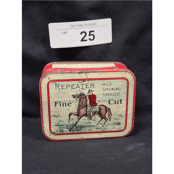 EARLY REPEATER TOBACCO TIN