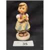 Image 1 : VINTAGE GIRL W/DAISIES HUMMEL APPROX 5.5"