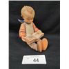 Image 1 : LARGE VINTAGE BOY READING A BOOK HUMMEL APPROX 5"