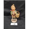 Image 1 : VINTAGE LARGE BOY WITH BASKET HUMMEL APPROX 7.25"