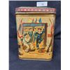 Image 3 : LARGE RARE EARLY LITHOGRAPHED NAVAL THEMED MUSTARD TIN W/PAPER LABEL