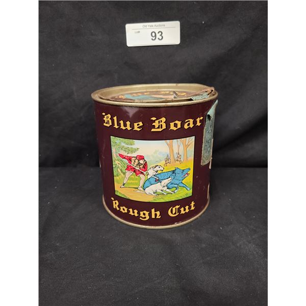 EARLY BLUE BOAR ROUGH CUT TOBACCO CAN