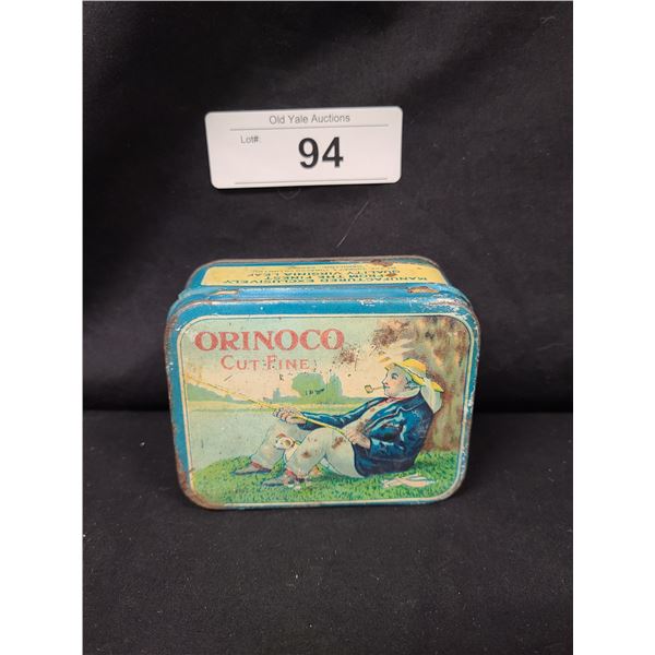 EARLY SMALL ORINOCO TOBACCO TIN