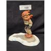 Image 1 : TWO PIECE VINTAGE BOY ON ICE HUMMEL FIGURE APPROX 6" X 6"