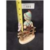 Image 2 : VINTAGE BOY ON A FENCE HUMMEL APPROX 5.5"