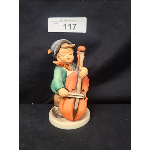 VINTAGE BOY WITH UPRIGHT BASS HUMMEL APPROX 5"