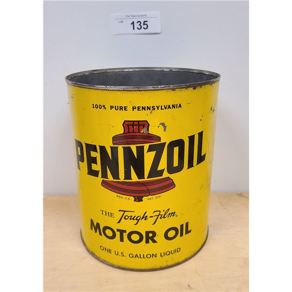 VINTAGE PENNZOIL MOTOR OIL 1GALLON CAN