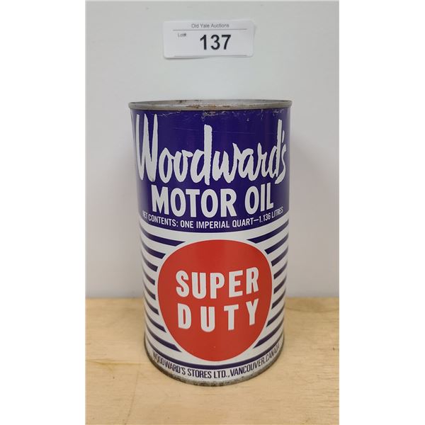 WOODWARD'S SUPER DUTY MOTOR OIL QUART