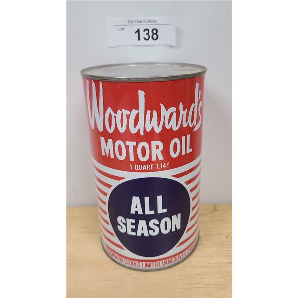 WOODWARD'S ALL SEASON MOTOR OIL QUART