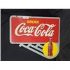 Image 1 : 1941 DRINK COCA COLA DOUBLE SIDED SIGN