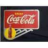 Image 2 : 1941 DRINK COCA COLA DOUBLE SIDED SIGN