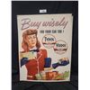 Image 1 : 1943 TYDOL/VEEDOL CARDBOARD SIGN