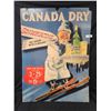Image 1 : ONE OF A KIND CANADA DRY GINGERALE CARDBOARD SIGN