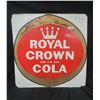 Image 1 : VINTAGE ROYAL CROWN COLA TIN SIGN