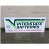 Image 1 : INTERSTATE BATTERIES METAL SIGN
