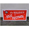 Image 1 : VINTAGE DUMAURIER JAZZ FESTIVAL PLASTIC SIGN