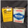 Image 1 : TWO VINTAGE 1GALLON CANS-NAPA & PRESTONE