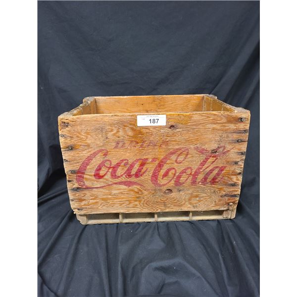 DRINK COCA COLA WOODEN CRATE