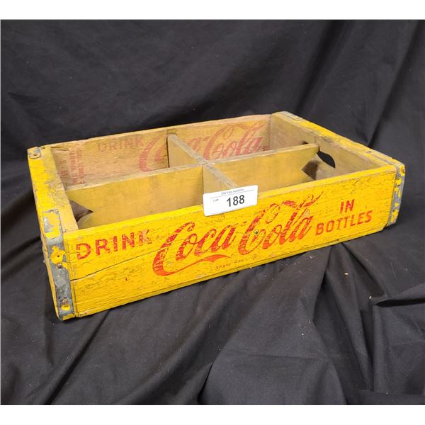 EARLY DRINK COCA COLA WOODEN CRATE