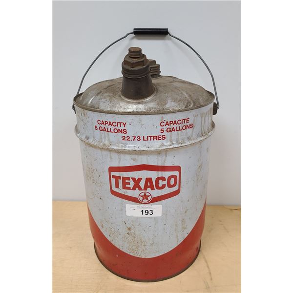 VINTAGE TEXACO 5GALLON PAIL