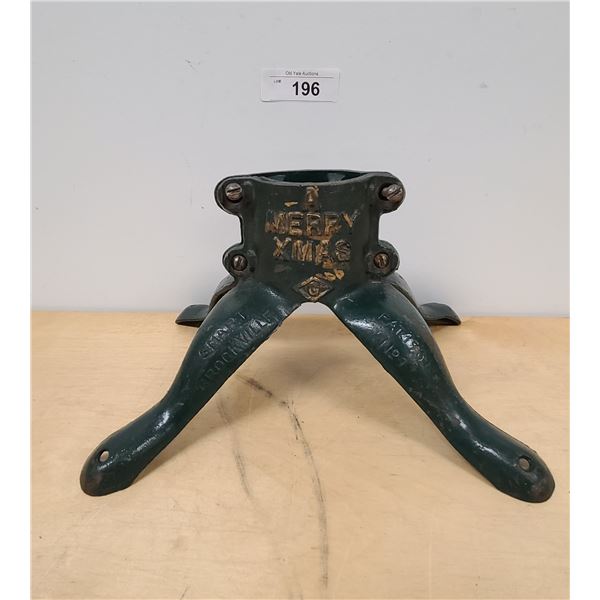 ANTIQUE CAST IRON CHRISTMAS TREE STAND