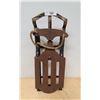Image 1 : DECORATIVE METAL/WOOD SLEIGH