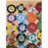 Image 4 : LARGE COLLECTION ASSORTED CASINO POKER CHIPS