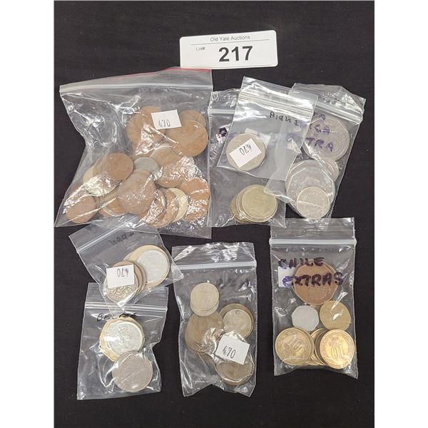 COLLECTION OF WORLD COINS