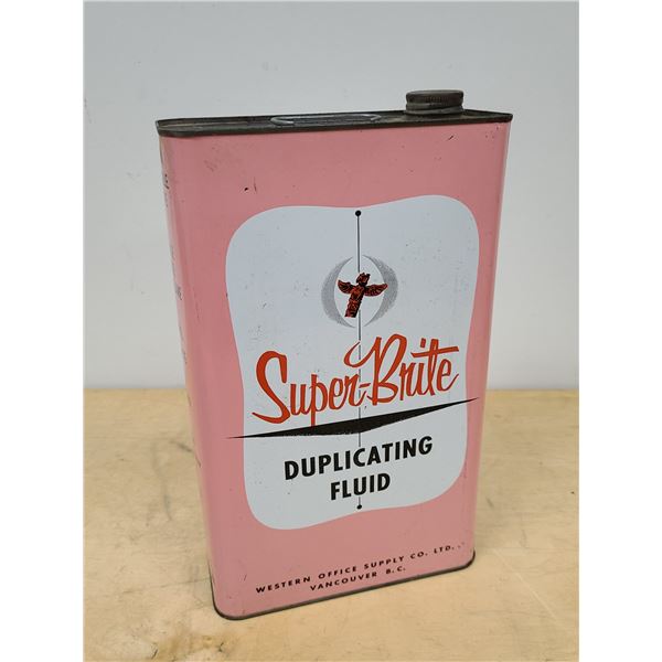 VINTAGE SUPER-BRITE DUPLICATING FLUID 1GALLON CAN
