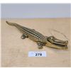 Image 1 : VINTAGE BRASS ALLIGATOR NUTCRACKER