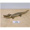Image 2 : VINTAGE BRASS ALLIGATOR NUTCRACKER
