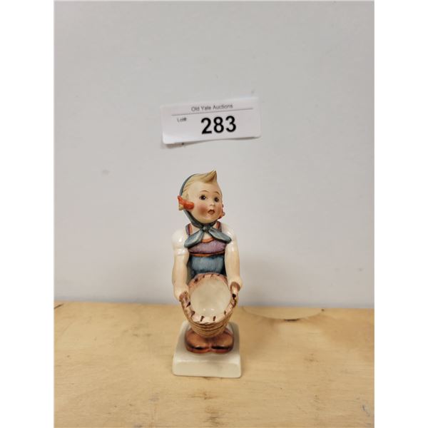 VINTAGE GIRL WITH BASKET HUMMEL FIGURINE