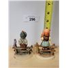 Image 2 : TWO VINTAGE "JUST RESTING" & "WAYSIDE HARMONY" HUMMEL FIGURINES APPROX 4"