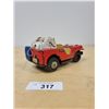 Image 2 : VINTAGE WINCH JEEP TIN FRICTION TOY