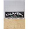 Image 1 : ORIGINAL GROWER'S CIDER EMBOSSED TIN SIGN