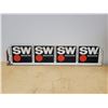Image 2 : VINTAGE DOUBLE SIDED STAR WEEKLY METAL FLANGE SIGN