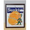 Image 1 : FRAMED VINTAGE SUNKIST ORANGE PAPER ADVERTISEMENT