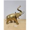 Image 2 : LARGE IMPRESSIVE BRASS BULL ELEPHANT