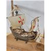 Image 2 : SPANISH GALLEON MODEL IN DISPLAY CASE, NO SHIPPING