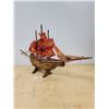 Image 1 : CARVED WOODEN SHIP MODEL, NO SHIPPING