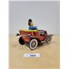 Image 2 : VINTAGE "SMOKY BILL" BATTERY OPERATED TIN TOY