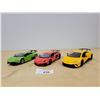 Image 1 : THREE NEW LAMBERGHINI DIE CAST CARS
