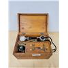 Image 1 : UNCOMMON ANTIQUE SWEDISH PORTABLE HAND-CRANK TELEPHONE