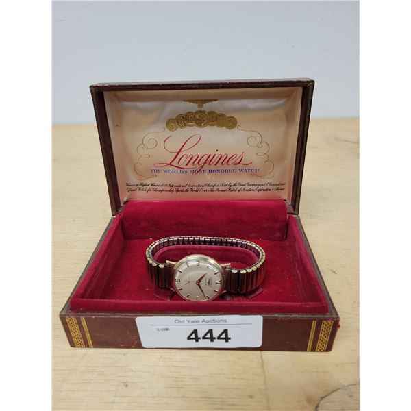 VINTAGE LONGINES AUTOMATIC MEN'S WRIST WATCH, 1962, 10K GOLD FILLED