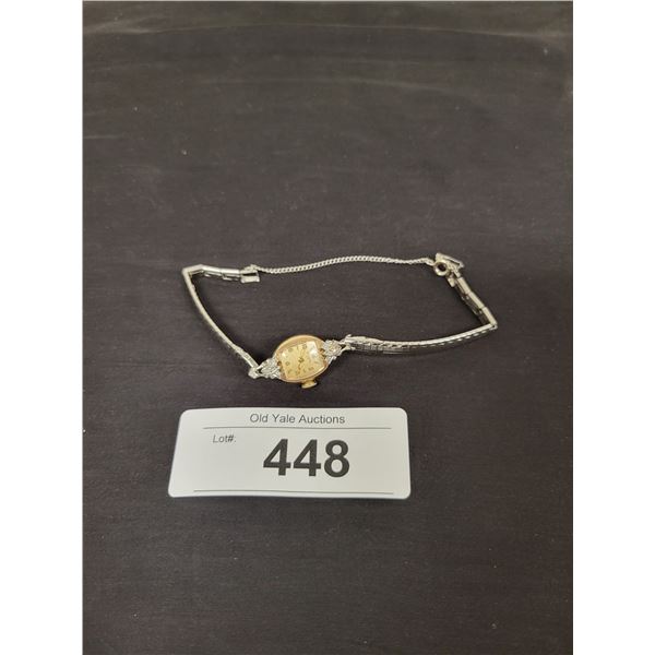 VINTAGE BULOVA L8 10K ROLLED GOLD PLATED (RGP) LADIES WRIST WATCH