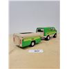 Image 2 : VINTAGE TONKA VAN & CAMPER TRAILER