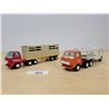 Image 1 : TWO VINTAGE TONKA MINI TRUCK/TRAILERS
