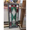 Image 2 : ANTIQUE STAINED GLASS WINDOW, NO SHIPPING